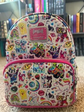 Lisa Frank x Loungefly backpack